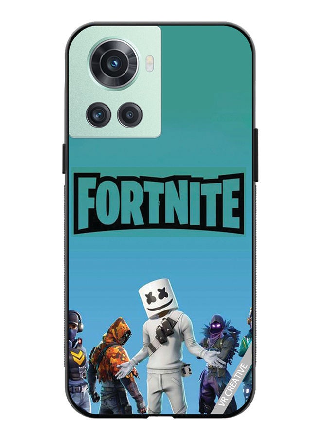 VR CREATIVE Protective Case Cover For OnePlus 10R Fortnite Design Multicolour - Image 1