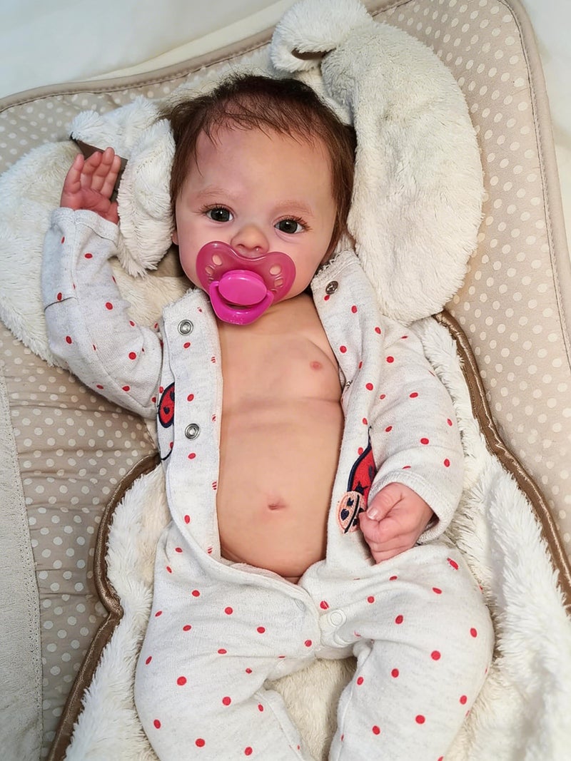 Zero Pam Full Silicone Baby Dolls Full Body Girl 18 Inch Realistic Reborn Baby Dolls Silicone Full Body That Look Real Life Reborn Toddler Dolls for Kids 3 - Image 2