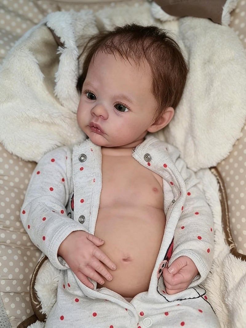 Zero Pam Full Silicone Baby Dolls Full Body Girl 18 Inch Realistic Reborn Baby Dolls Silicone Full Body That Look Real Life Reborn Toddler Dolls for Kids 3 - Image 5