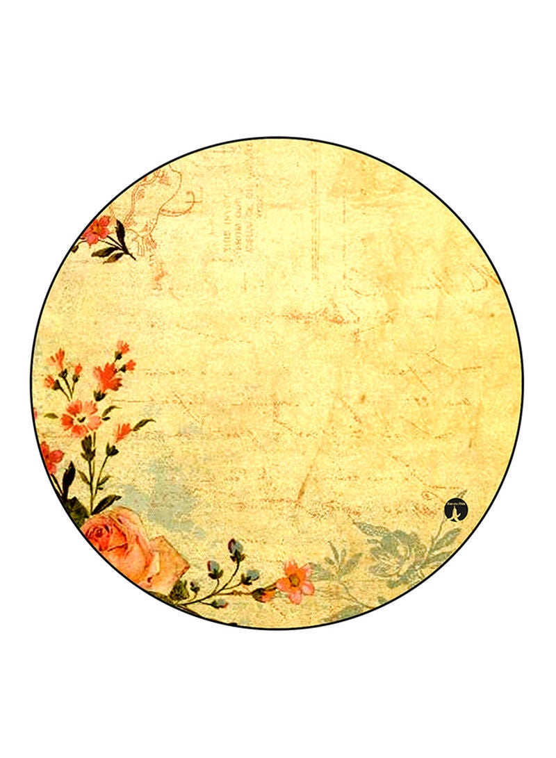 RKN Flowers Printed Mouse Pad  Multicolour