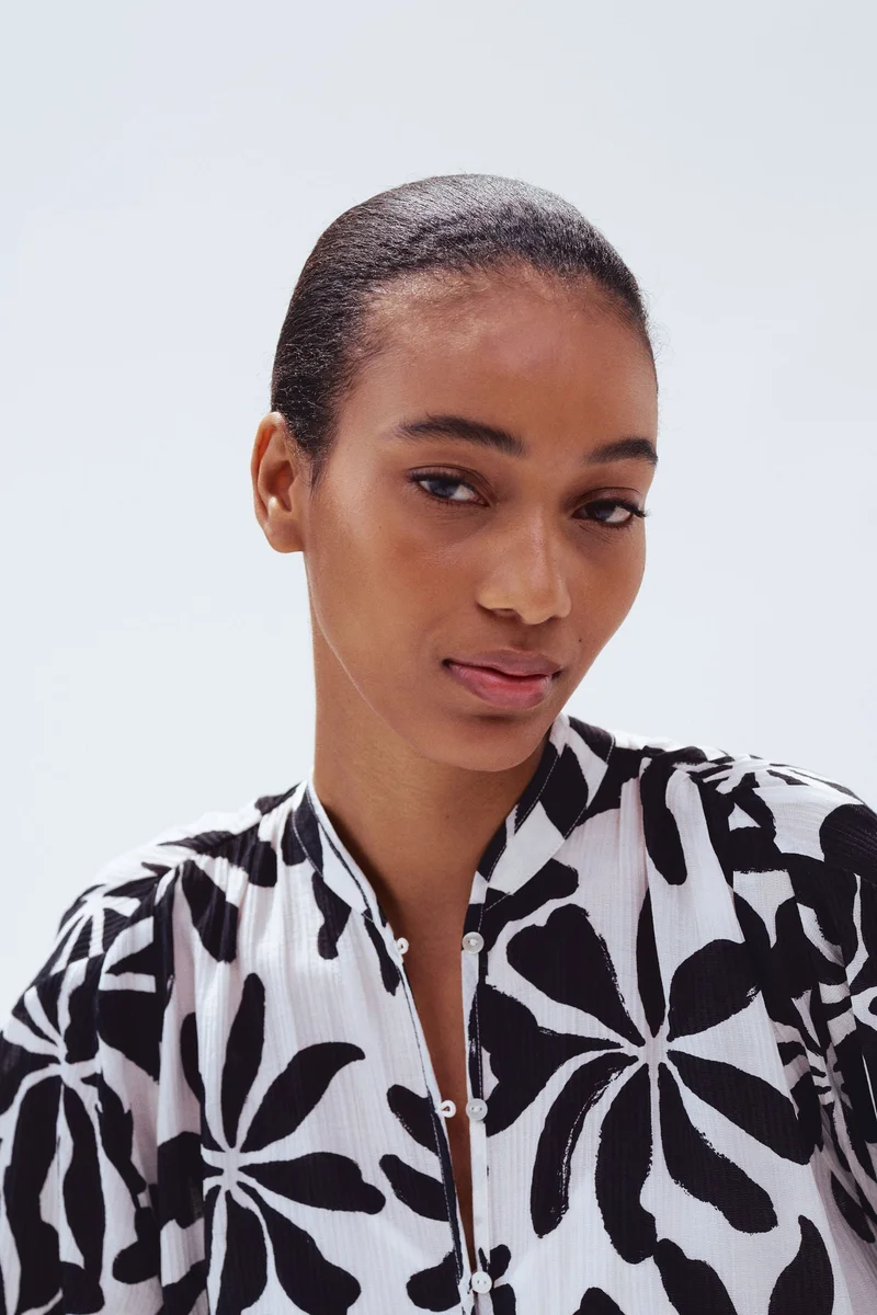 H&M Oversized crinkled dress