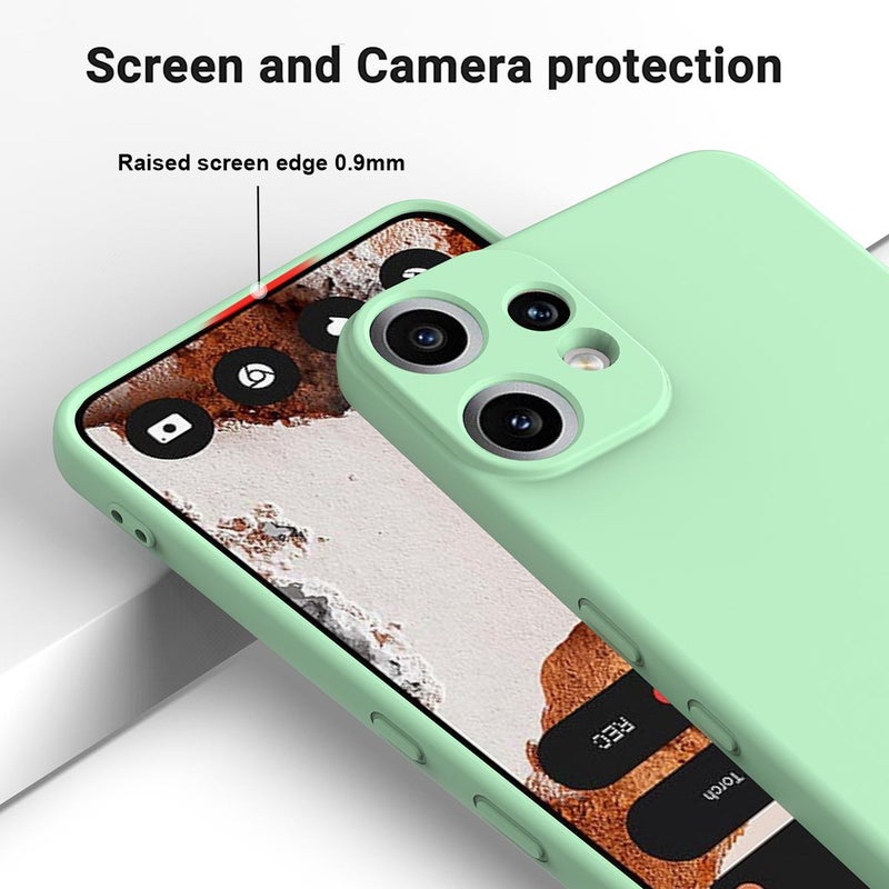 HuHa Case Cover For Nothing CMF Phone 2 Pro Solid Color Liquid Silicone Dropproof Full Coverage Phone Case(Green) - Image 4
