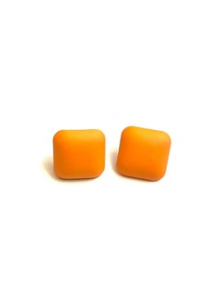Trio Earrings Orange squared earrings  - Image 1