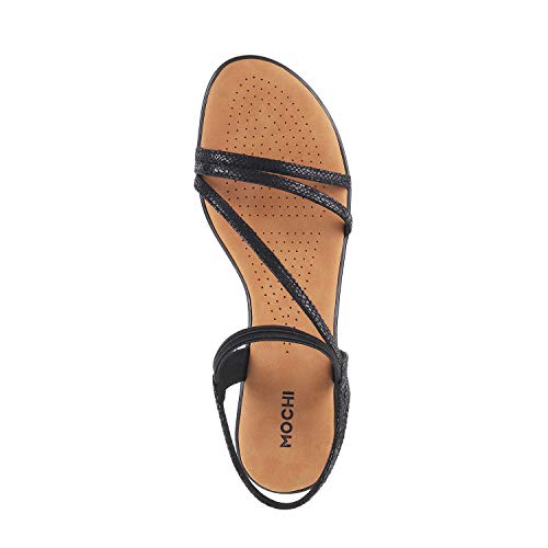 Mochi Womens Synthetic Black Sandals (Size (5 UK (38 EU)) - Image 5