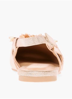 Celeste Girls Butterfly Embellished Sandals With Hook And Loop Closure  - Image 5