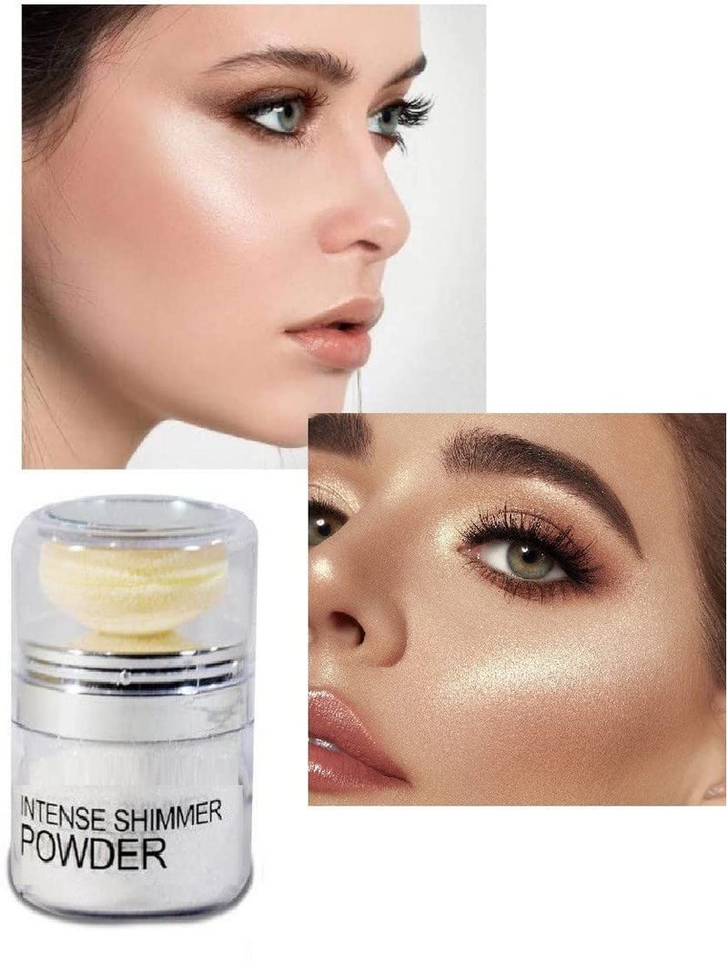 Makeup Face Glow Highlight Professional Look Highlighter SILVER - Image 1