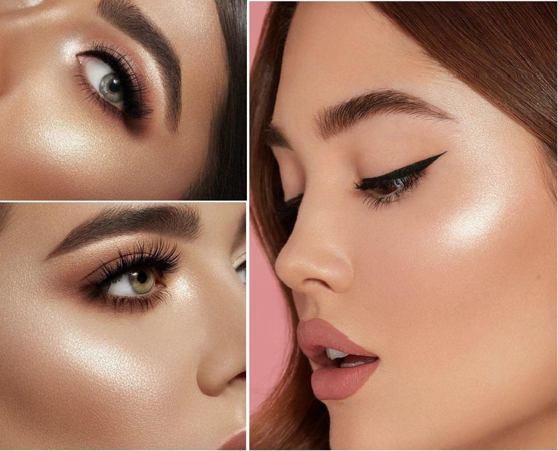 Makeup Face Glow Highlight Professional Look Highlighter SILVER - Image 4
