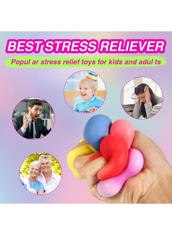 McDou 12 Pcs Fidget Toys,Slow Rising Stress Cube,Fidget Cube,Squeeze Sensory Toy,Square Stress Balls for Adults and Kids - Image 4