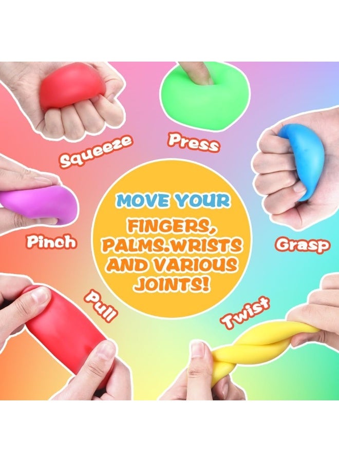 McDou 12 Pcs Fidget Toys,Slow Rising Stress Cube,Fidget Cube,Squeeze Sensory Toy,Square Stress Balls for Adults and Kids - Image 5