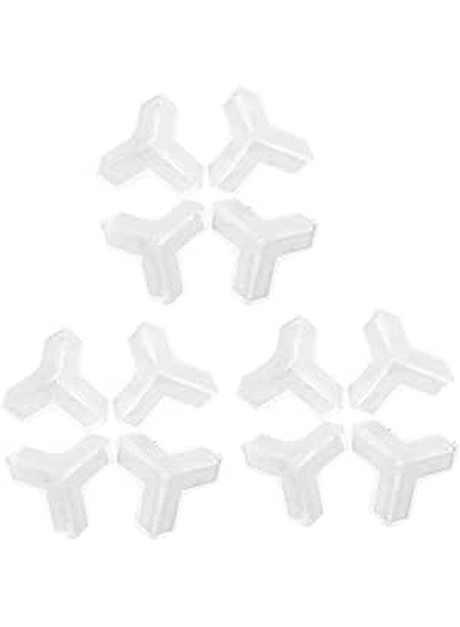 24pcs Self Adhesive Furniture Edge Bumpers Soft Safety Corner Guards for Desk Table Protection - Image 1