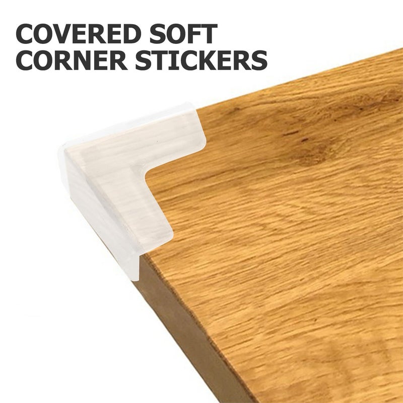 24pcs Self Adhesive Furniture Edge Bumpers Soft Safety Corner Guards for Desk Table Protection - Image 4