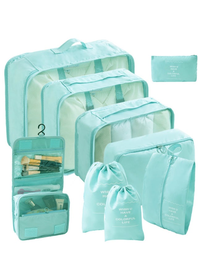 Travel Storage Bag Seven Or Eight Piece Storage Bag Waterproof Oxford Cloth Business Trip Makeup And Toiletry Storage Set