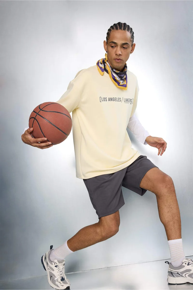 ديفاكتو NBA Los Angeles Lakers Standard Fit Shorts