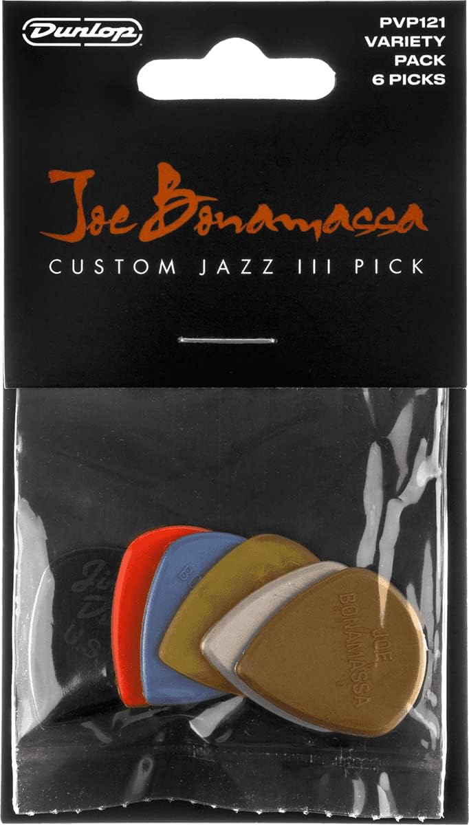 JIM DUNLOP Joe Bonamassa Custom Jazz III Pick Variety Pack - Image 1
