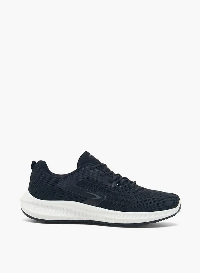 Dash Men Panelled Lace-Up Sports Shoes