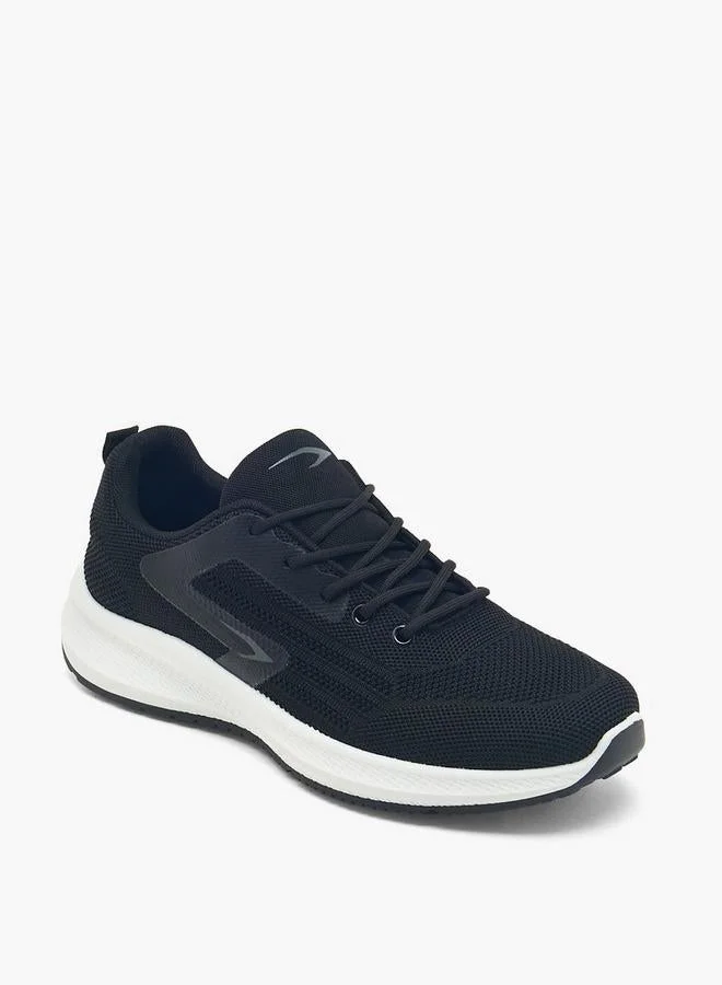 Dash Men Panelled Lace-Up Sports Shoes