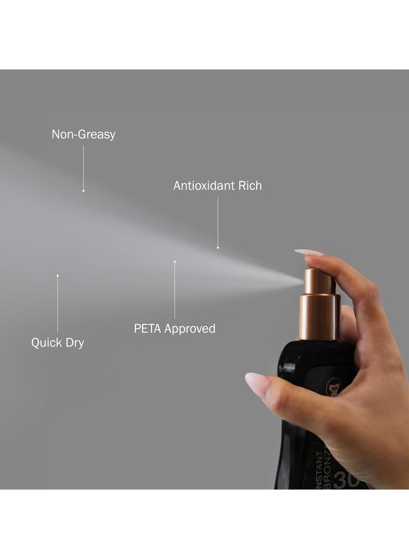 Australian Gold جل واقي من الشمس من Australian Gold Spray مع برونزر فوري SPF 30، 8 أونصة  - Image 2