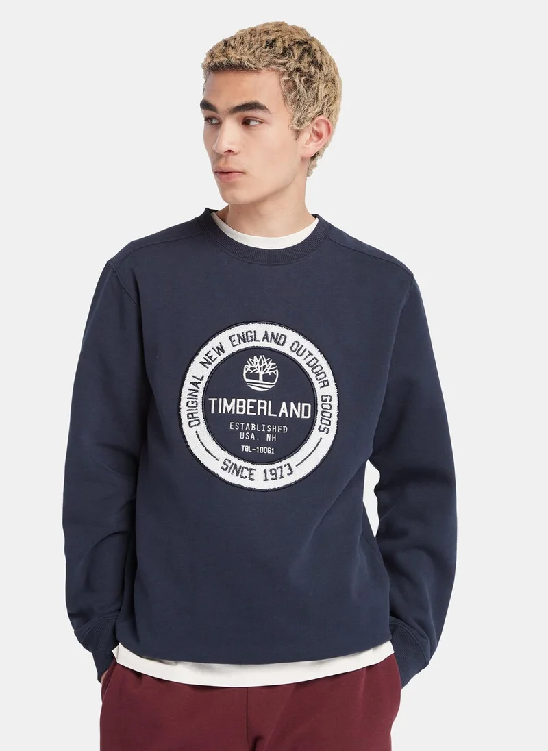 Timberland Men's Elevated Brand Carrier Crew Sweatshirt
