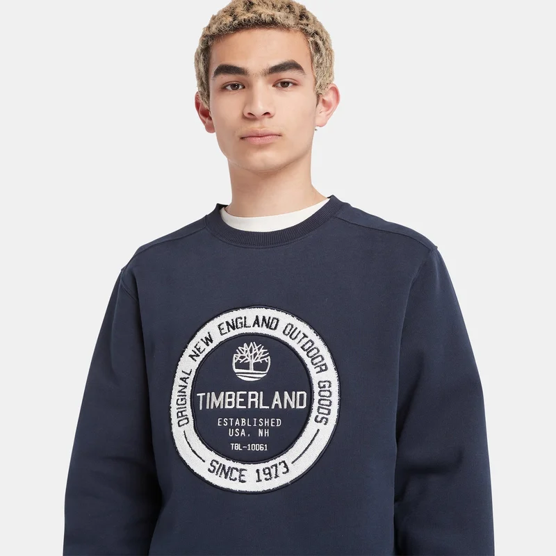 Timberland Men's Elevated Brand Carrier Crew Sweatshirt