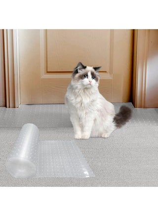 8.2Ft Carpet Protector For Pets  Cat Carpet Protector For Doorway,Under Door Mat Cat Carpet Scratch Stopper,Cat Scratch Guard Carpet,Clear Plastic Rug Protector Prevent From Scratching. - pzsku/Z05727143497EFE4E3F6DZ/45/_/1726218887/387ec919-f864-4773-a841-356d4c49a2d3