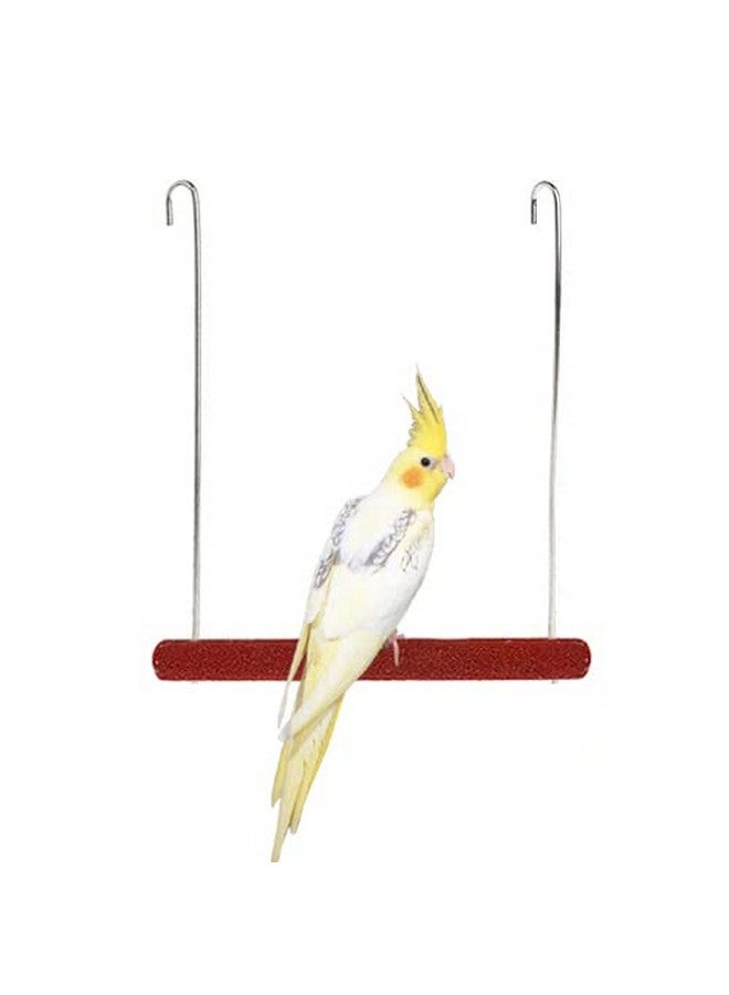 Western Era Joyful Sand Perch Swing Toy Cage Hanging Platform, Climbing, Exercise Perch For Birds (Large) - Image 2