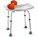 Medical king Medical king Shower Chair - with Back Scrubber & Additional Sponge - Tool Free Shower Chair for Elderly - with 8  - Image 2