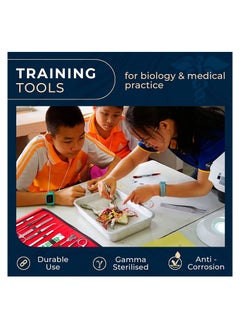 BIONEX Advanced Biology Lab Anatomy Medical Dissecting Dissection Kit Set with Scalpel Knife Handle Blades  - Image 5