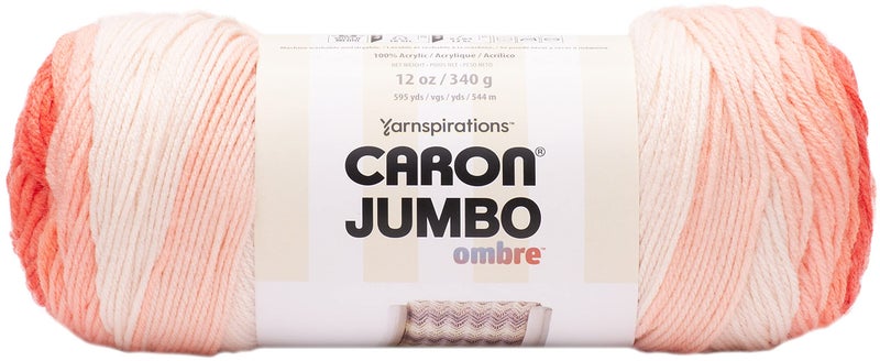 Caron Salmon Yarn Jumbo Print OMB