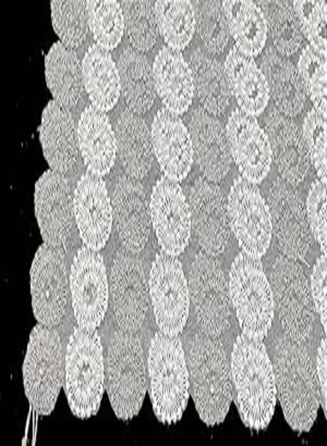 Lace Embroidered Table Runner 48-inch by 117