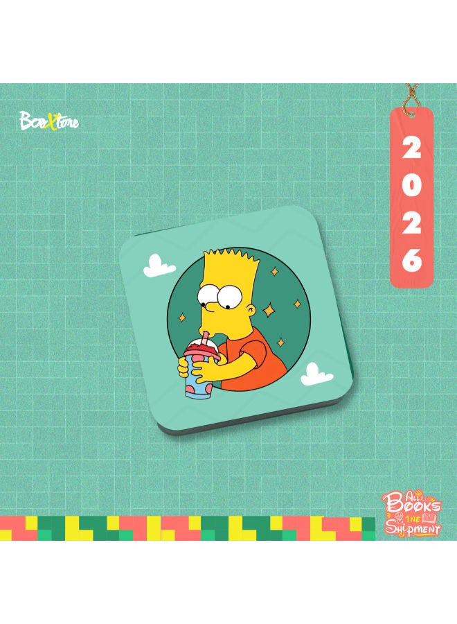 Booxtore Wooden Squared Coaster - Booxtore-Coaster/ 10