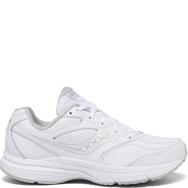 saucony حذاء المشي للنساء من ساكوني إنتيغريتي ووكر 3، أبيض، 8 ضيق - Image 3