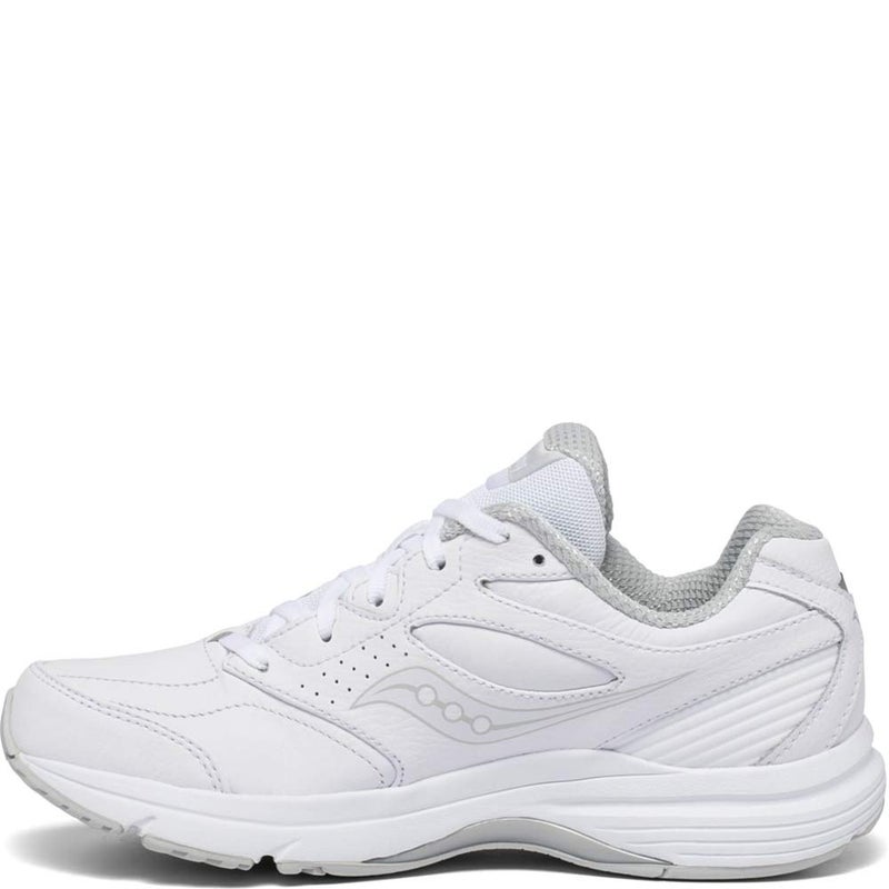 saucony حذاء المشي للنساء من ساكوني إنتيغريتي ووكر 3، أبيض، 8 ضيق - Image 4