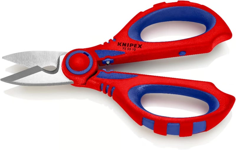 KNIPEX 95 05 10 SB Electricians Cable Shears with Crimping Profile and Plastic Tool Pouch - Image 3