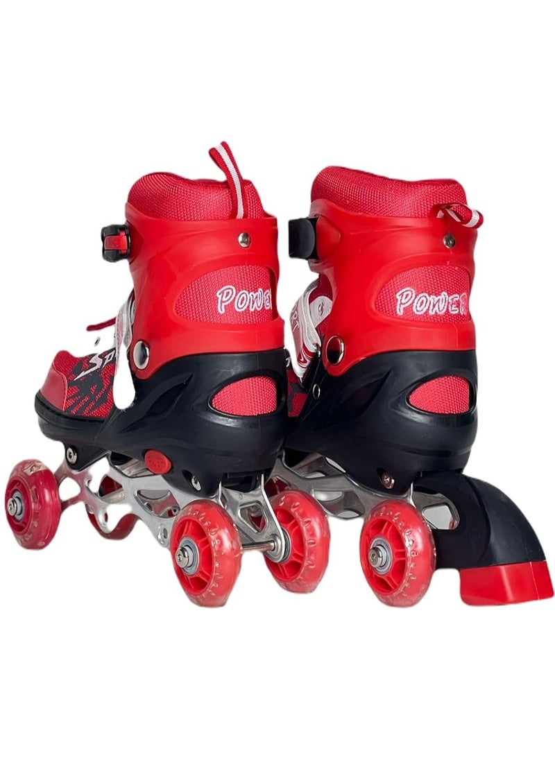 SportQ Skate Shoes are comfortable and adjustable in size with a front wheel with LED lighting. They can also be transformed from a single-row skate shoe into a four-wheel skate shoe for outdoor use.S - pzsku/Z05733BDF860918CD7513Z/45/_/1721298016/9095573b-419a-44d3-b052-395b17d2a7d8