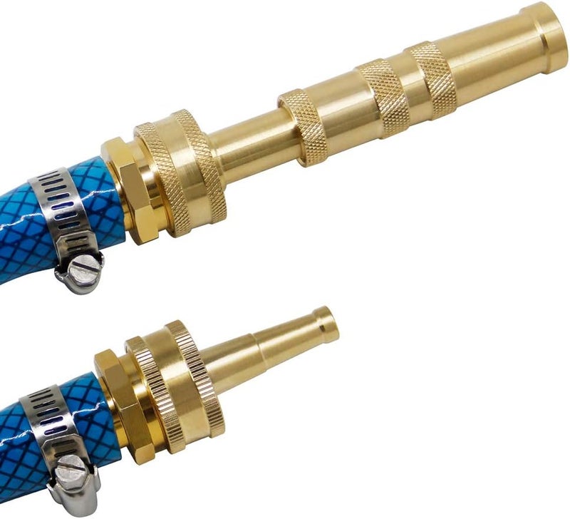 Twinkle Star Solid Brass Heavy Duty Adjustable Twist Hose Nozzle Jet Sweeper Nozzle, TWIS3231 - Image 4