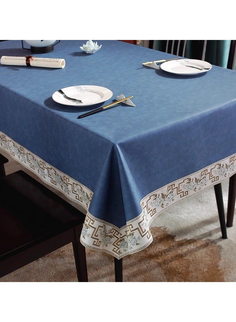 EBMINI New Waterproof Oil Resistant Heat-Resistant Washable PU Tablecloth  - Image 1