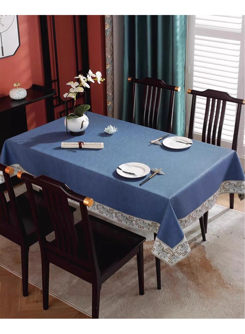 EBMINI New Waterproof Oil Resistant Heat-Resistant Washable PU Tablecloth  - Image 2