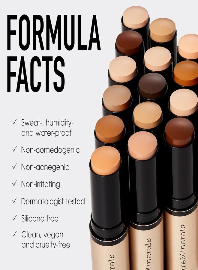 bareMinerals  إنقاذ البشرة  كريم أساس صلب عصا الكاجو 3.5- كريم أساس خفيف الوزن ومرطب ومشرق 10 غرام - Image 5
