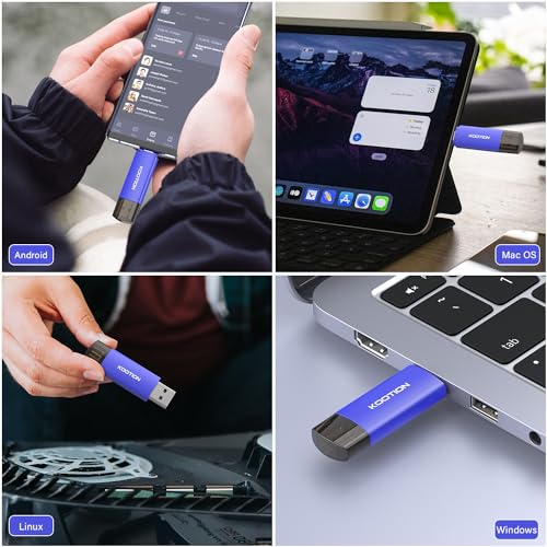 KOOTION 64GB USB C Flash Drive 2-in-1 Type-C Flash Drive USB-A&USB-C 3.0 Dual Drive OTG, Thumb Drive Memory Stick for Android Smartphone/Tablet/PC - Image 5