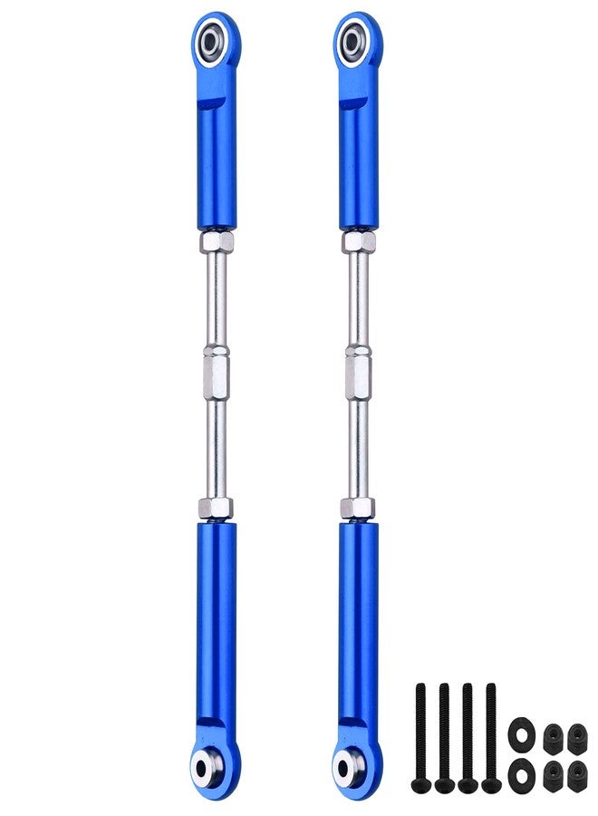 AllinRC Aluminum Rear Suspension Links Kit Steering Linkage Turnbuckles and Camber Links for Arrma 1/8 Kraton/Notorious 6S BLX Upgrades Parts (Navy Blue) - Image 1