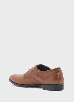 Robert Wood Perforation Details Formal Lace Ups  - Image 2