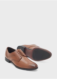 Robert Wood Perforation Details Formal Lace Ups  - Image 3