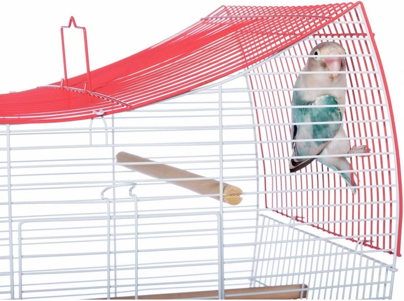 PH Prevue Hendryx قفص الطيور من Prevue Hendryx Pet Products، نوع South Beach Wave Top، لون أخضر ليموني - Image 5