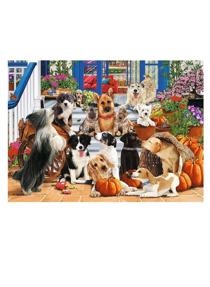 Trefl - World Craft Doggy Friendship Wooden Puzzle 1000 Pieces - 20149 - Image 2