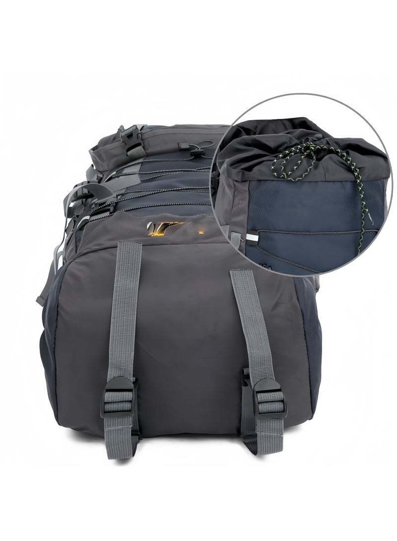 FLAMEHORSE New 60L Backpack Outdoor Backpack Men and Women Mountaineering Bag Rainproof Backpack - Image 3