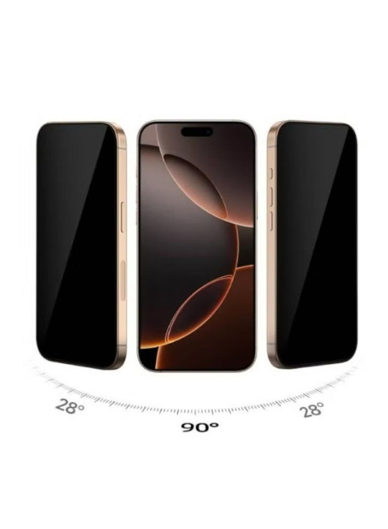 S-TOP Privacy Screen Protector for iPhone 16 Pro Max, 9H Hardness Tempered Glass Anti-Spy Layer, by S-TOP - Image 2