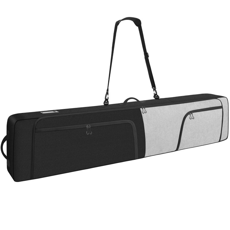 WIKAHO Padded Snowboard Bag Store & Transport Snowboards/Skis Up to 65 Inches, Ski Bag Waterproof Snowboard Bag for Air Travel - Image 1