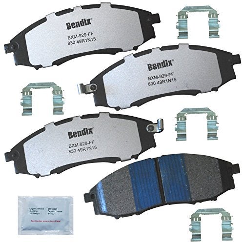 Bendix Fleet Metlok MKD830FM Semi-Metallic Front Brake Pads for Nissan Frontier 2004-2003, Xterra 2004-2000 - Image 1