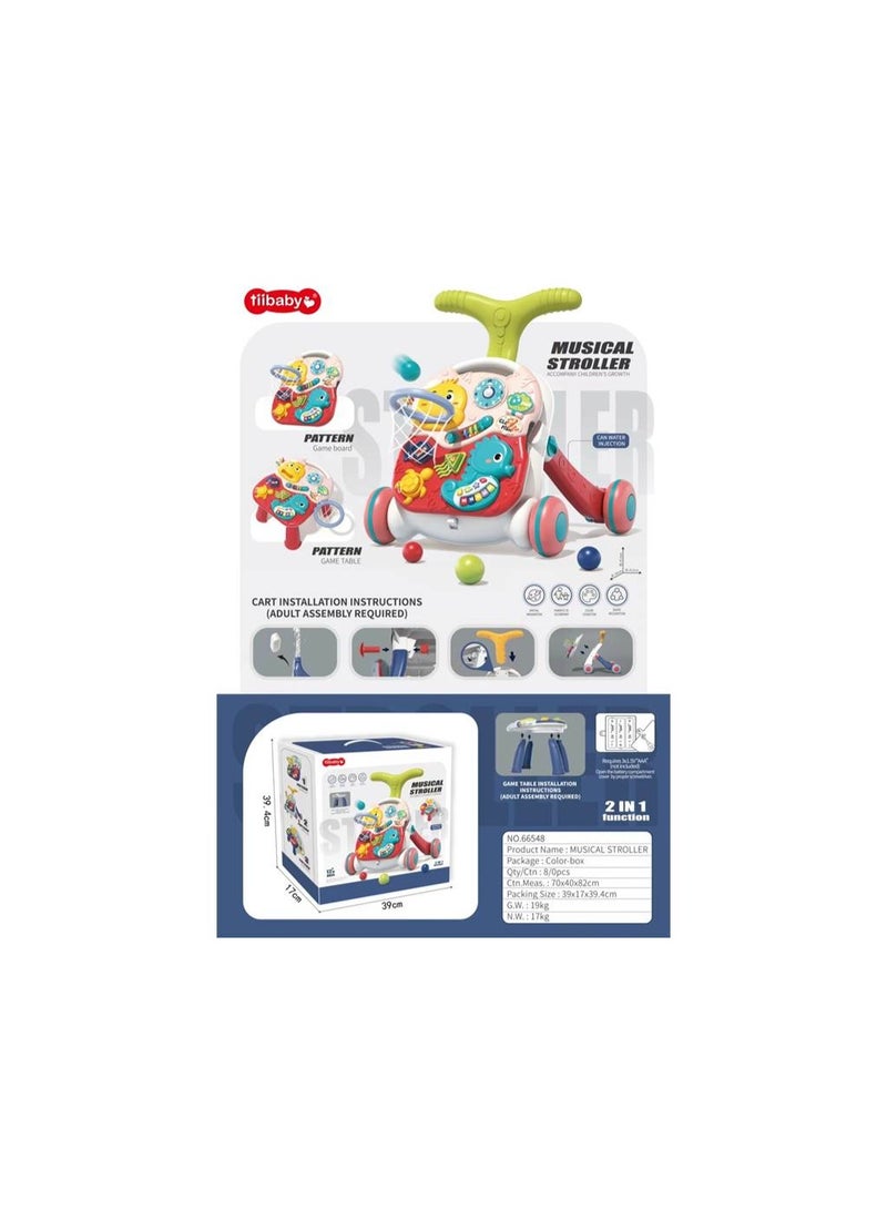 Tiibaby Baby Walker, W/Light&Music,W/Out 3*Aaa,P.Box - Image 3