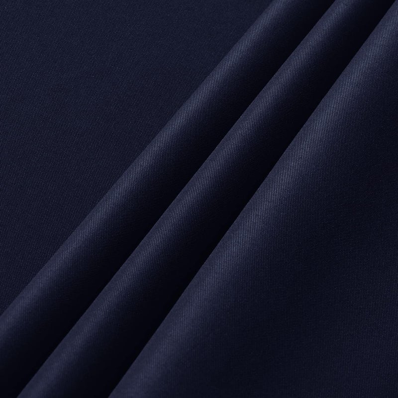 sancua 2 Pack Navy Tablecloth 60 x 120 Inch, Rectangle 8 Feet Table Cloth - Stain and Wrinkle Resistant Washable Polyester Table Cover for Dining Tables, Buffet Parties and Camping - Image 5